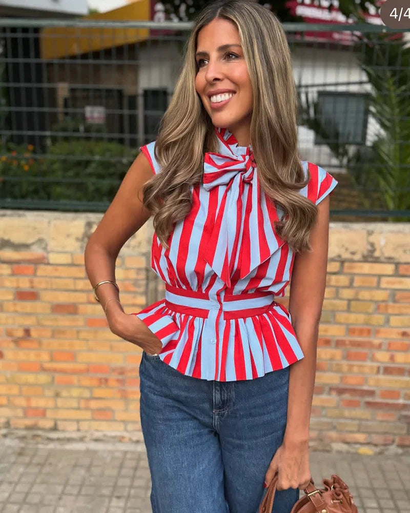 The Monaco Bow Blouse