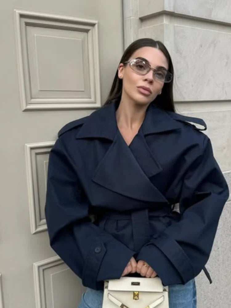The Chelsea Cropped Trench Jacket from the Lavishly Me Edit at Lavishly Me