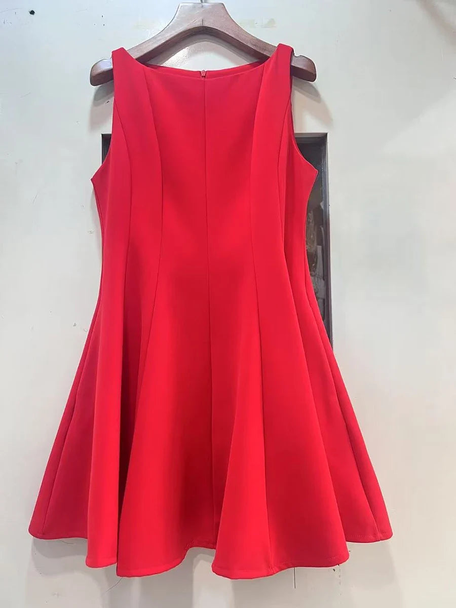 The Camille O-Neck Mini Dress from the After Dark at Lavishly Me