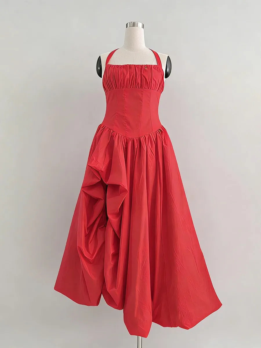 The Solana Halter Maxi Dress