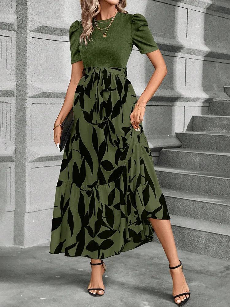 The Provence Floral Lace-Up Maxi Dress from the Soft & Sophisticated at Lavishly Me