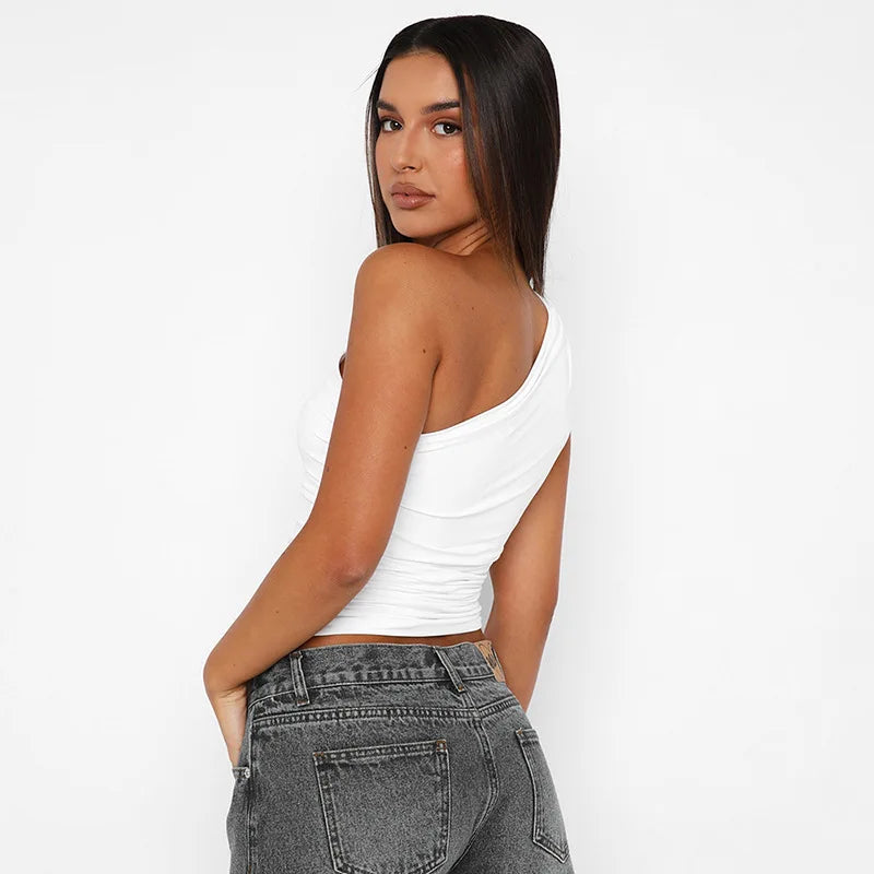 The Sienna One-Shoulder Tank from the Lavishly Me Edit at Lavishly Me