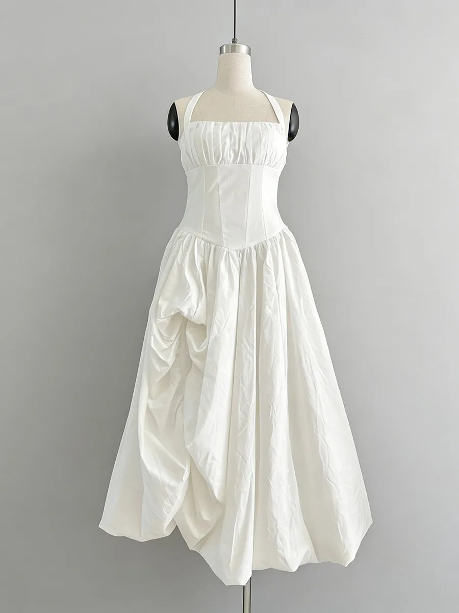 The Solana Halter Maxi Dress