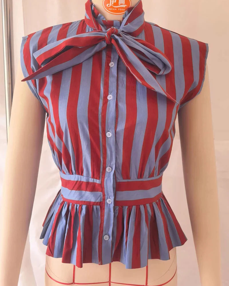 The Monaco Bow Blouse