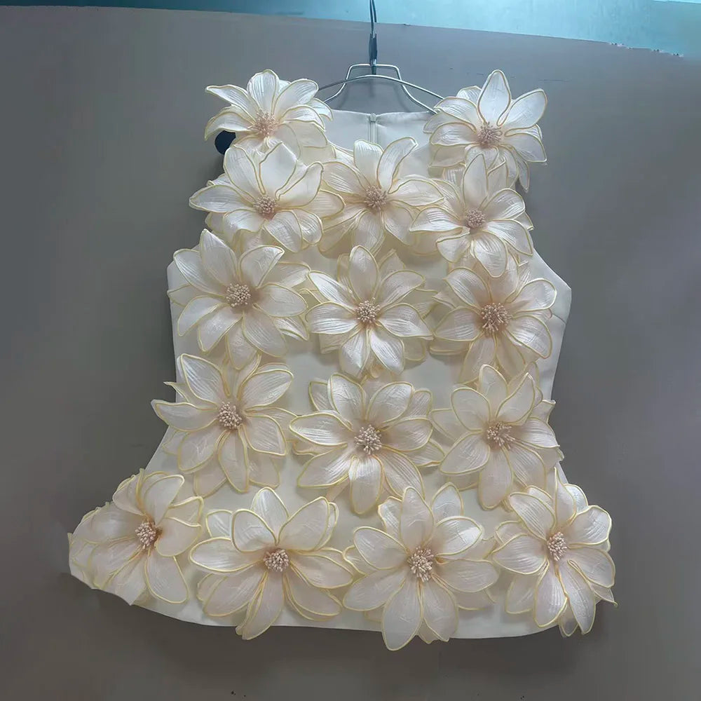 The Rosette Appliqué Zip Top from the Everyday Luxe at Lavishly Me