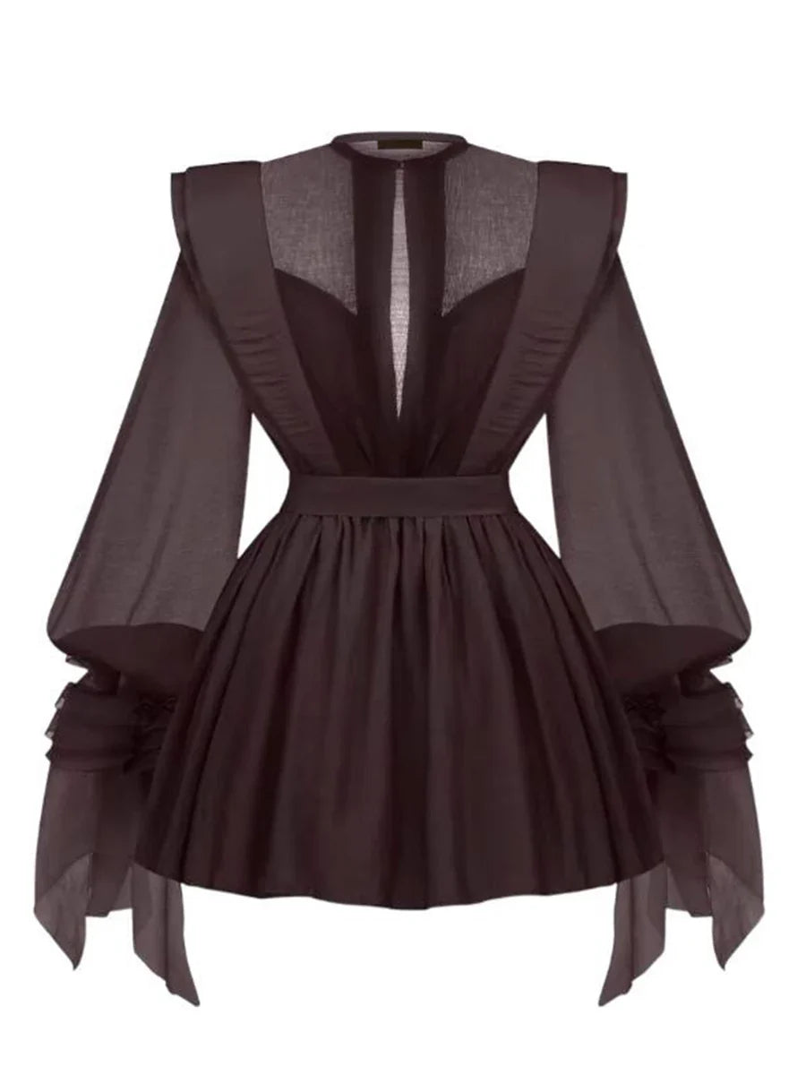 The Vienna Lace-Up Waist Dress from the Soft & Sophisticated at Lavishly Me