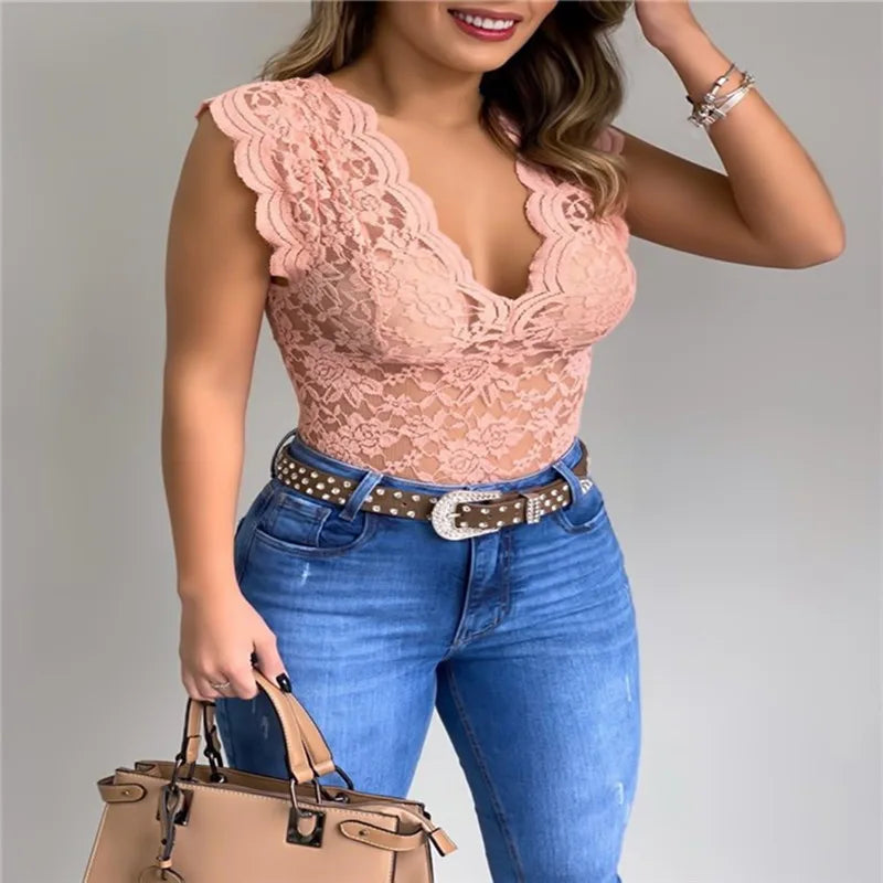 The Sweet Lace Camisole from the Soft & Sophisticated at Lavishly Me