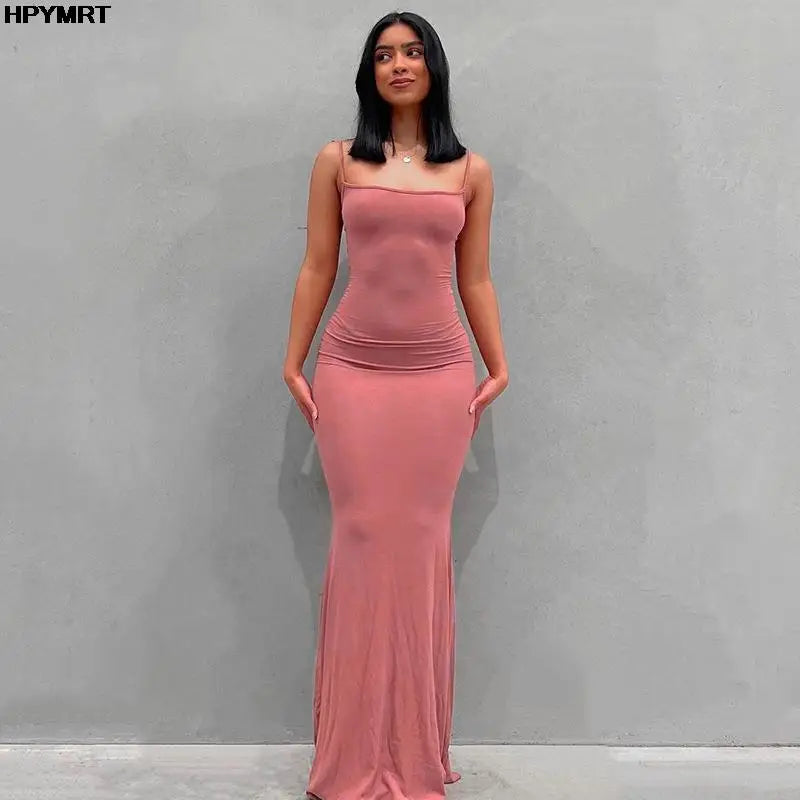 The Rosé Satin Slip Gown from the Celebration Edit at Lavishly Me