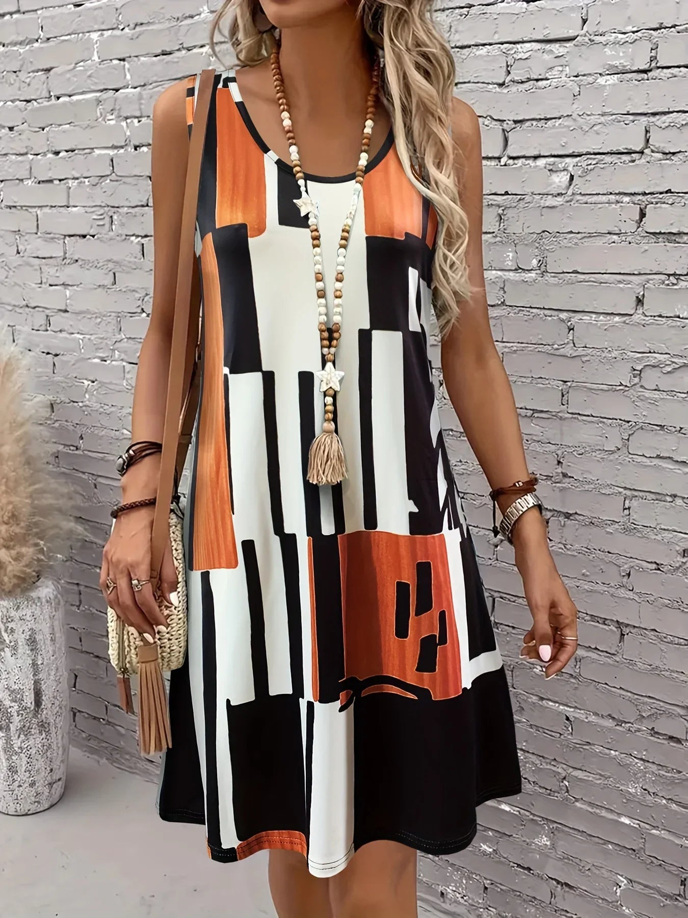 The Riviera Geo Midi Dress from the Lavishly Me Edit at Lavishly Me