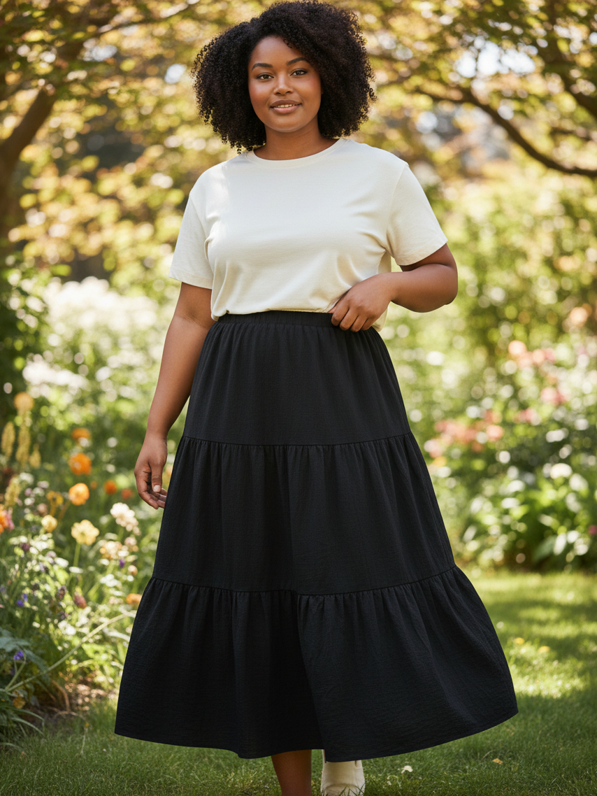 The Solana Pleated Swing Skirt from the Lavishly Me Edit at Lavishly Me