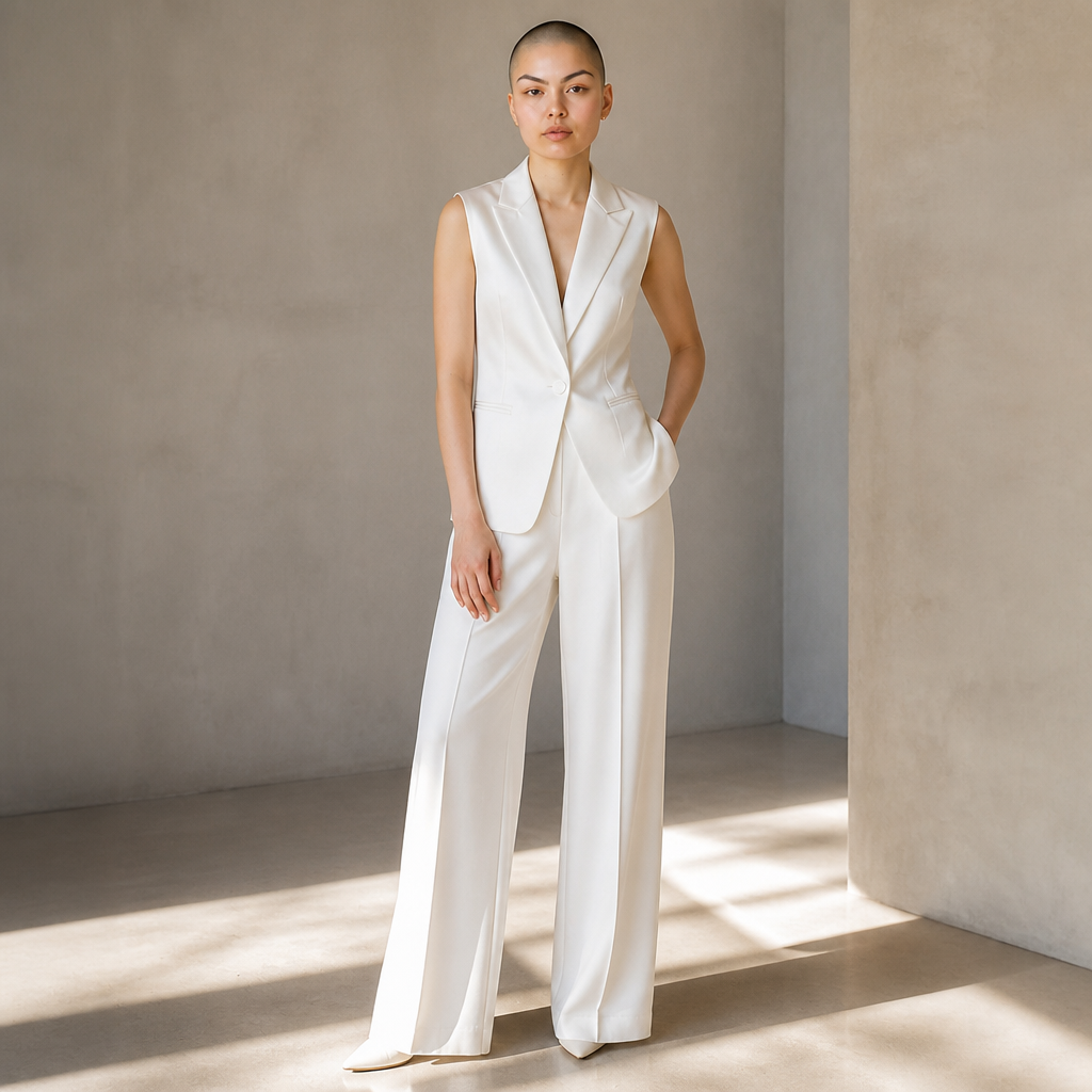 The Opaline Pearl Backless Blazer from the Boss Energy at Lavishly Me