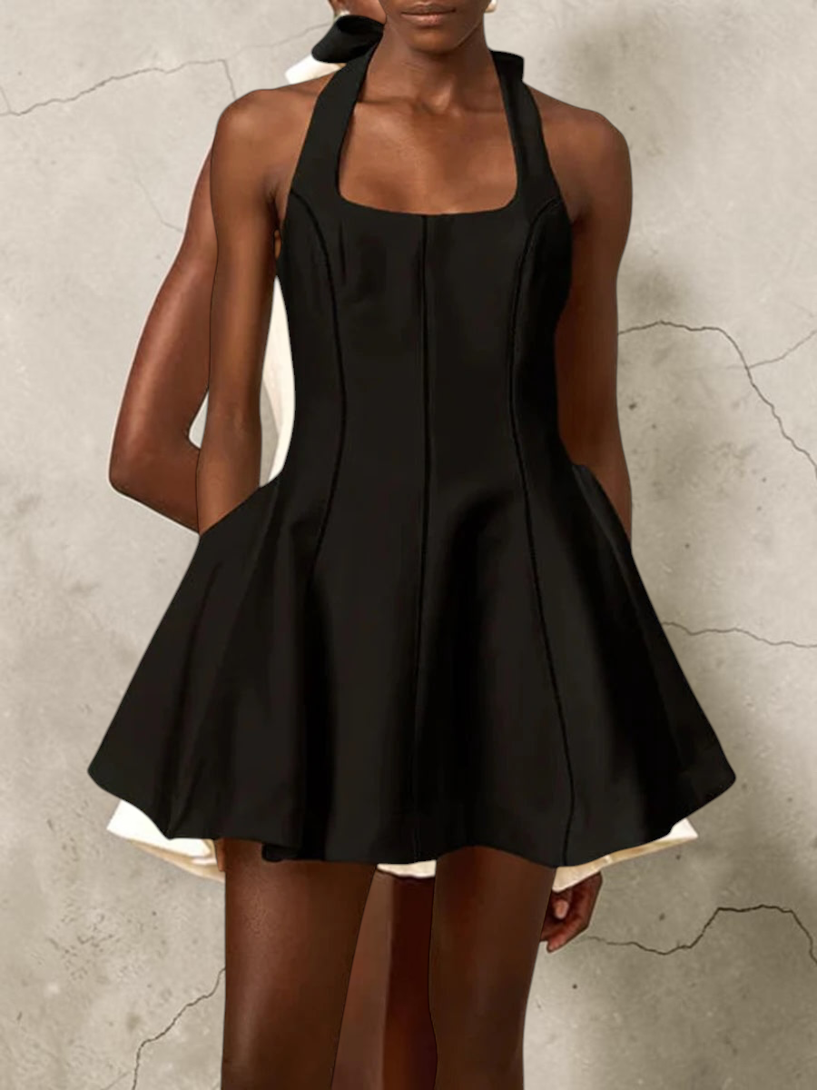 The Celeste Bow Halter Dress from the Lavishly Me Edit at Lavishly Me