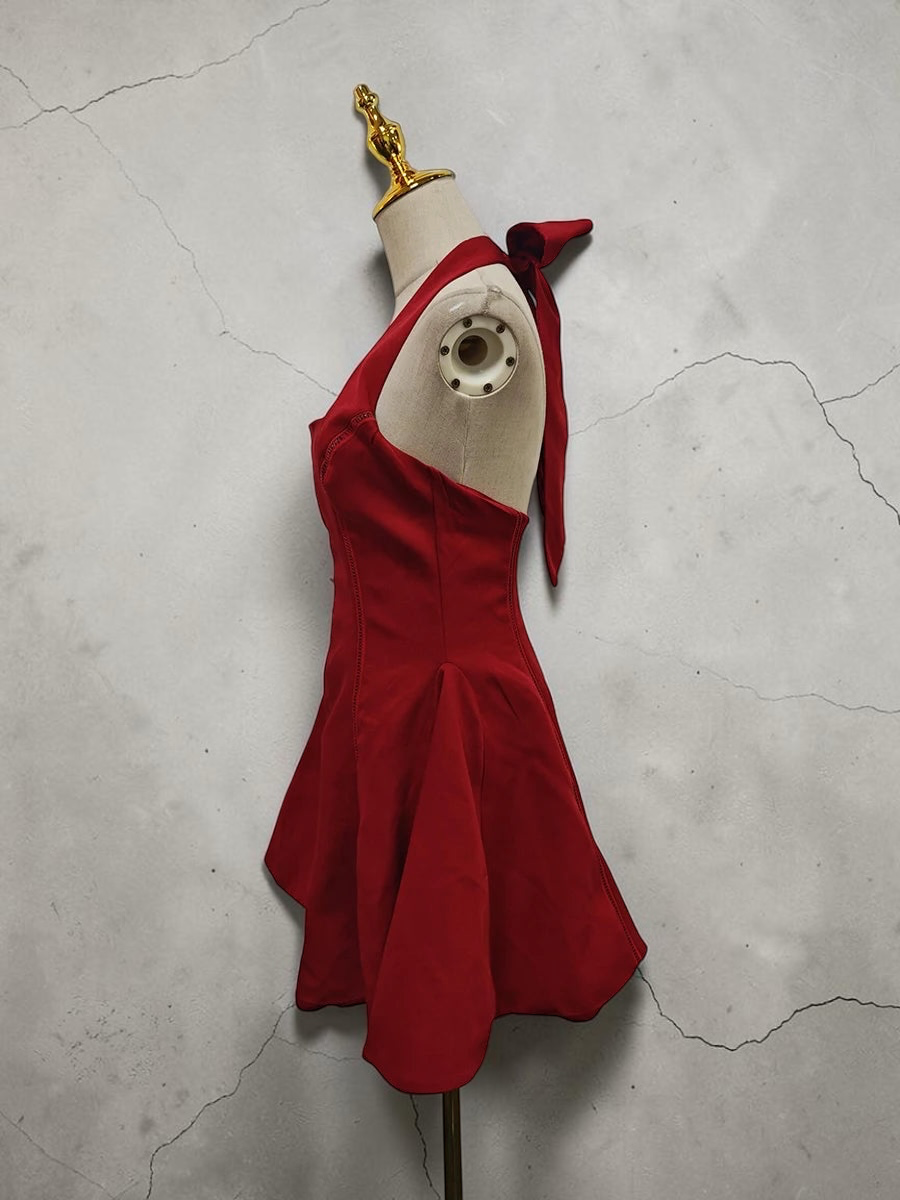 The Celeste Bow Halter Dress from the Lavishly Me Edit at Lavishly Me