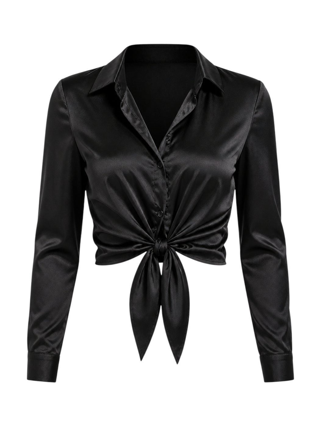 The Laurent Satin Button-Down from the Lavishly Me Edit at Lavishly Me
