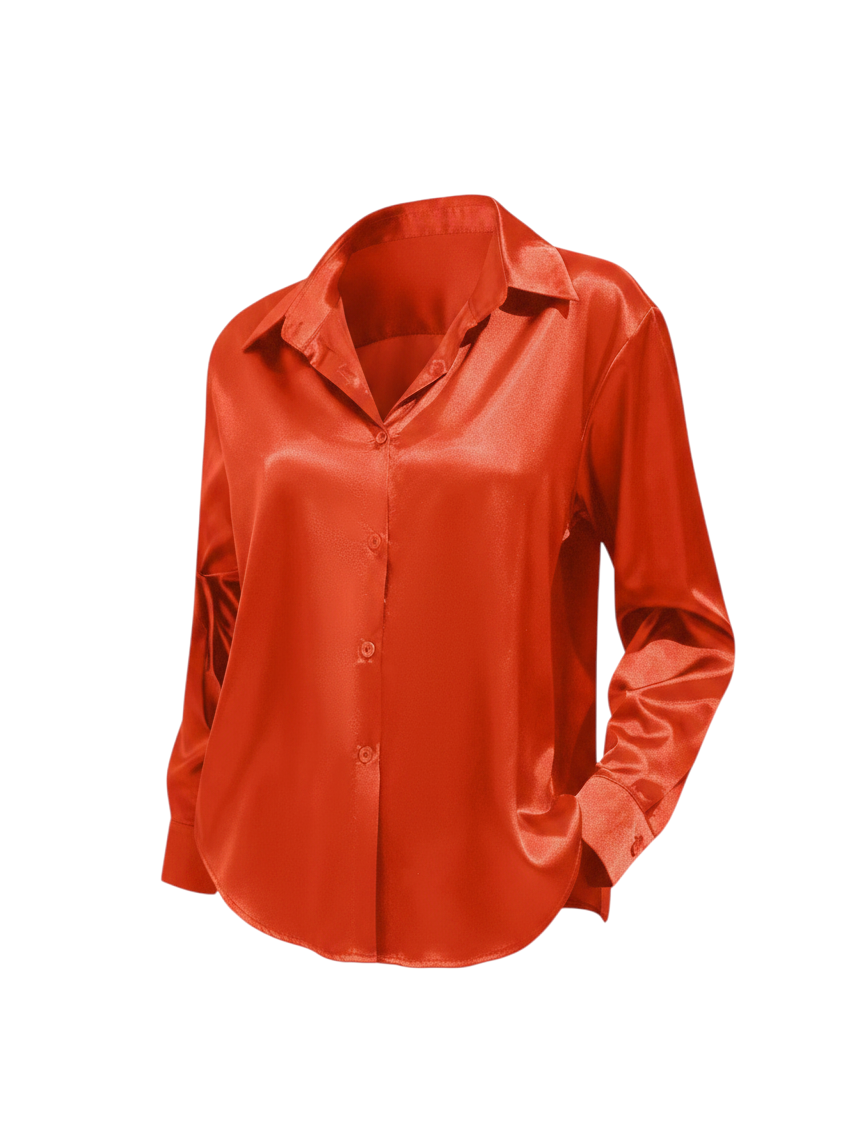 The Laurent Satin Button-Down from the Lavishly Me Edit at Lavishly Me
