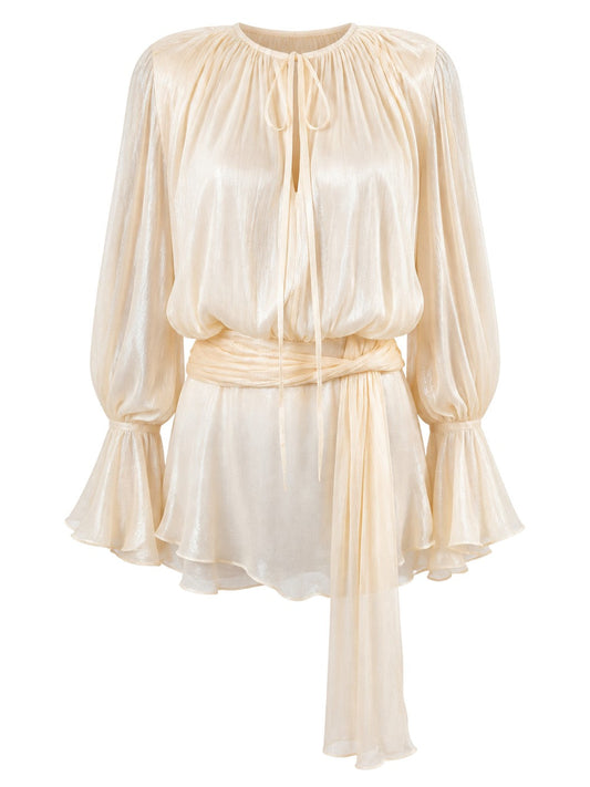 The Elara Folded Tunic Dress from the Lavishly Me Edit at Lavishly Me