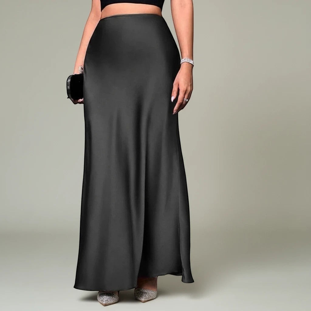 The Riviera Satin Maxi Skirt from the Lavishly Me Edit at Lavishly Me