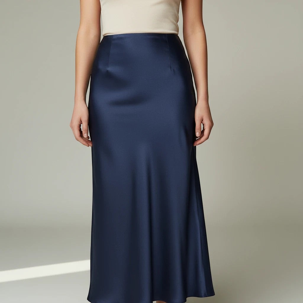 The Riviera Satin Maxi Skirt from the Lavishly Me Edit at Lavishly Me