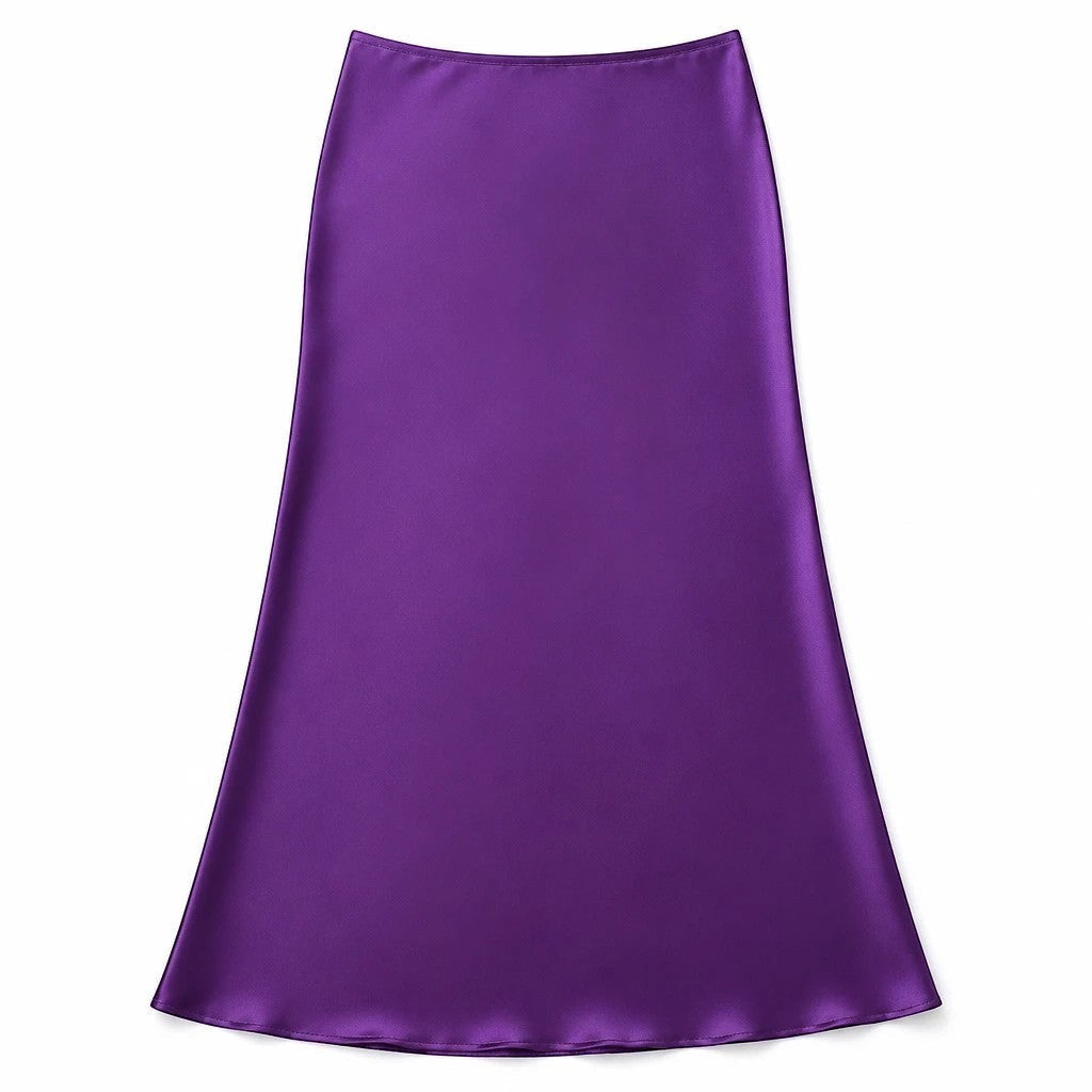 The Riviera Satin Maxi Skirt from the Lavishly Me Edit at Lavishly Me